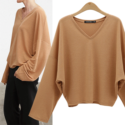 http://www.nibbuns.co.kr/shop/shopdetail.html?brandcode=001000004597&search=&sort= 니쁜스 [베이직 브이넥 가오리핏 니트티/여성스러운 핏의 실키한 원단 ...